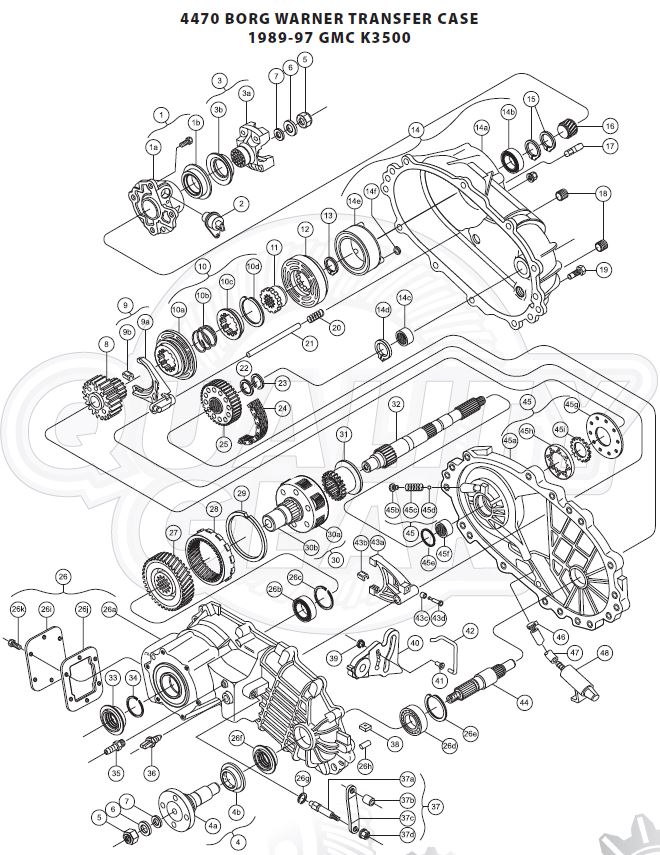 Warner BW4470 Gearcentre Canada Heavy LightDuty